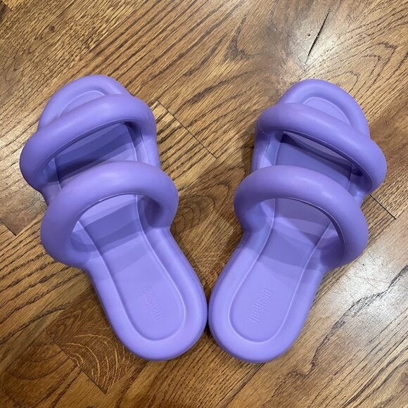 Melissa Shoes Free Bloom Slides Lilac - Picture 2 of 5